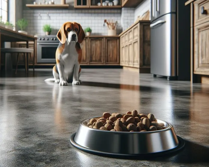 bol comida perros beagle
